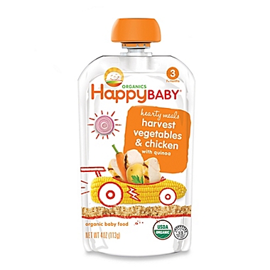 Happy Baby&trade; Hearty Meals 4 oz. Stage 3 Organic Baby Food in Chick Chick. View a larger version of this product image.