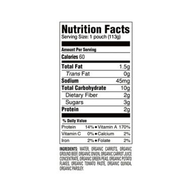 Happy Baby&trade; Hearty Meals 4 oz. Stage 3 Organic Baby Food in Beef Stew. View a larger version of this product image.