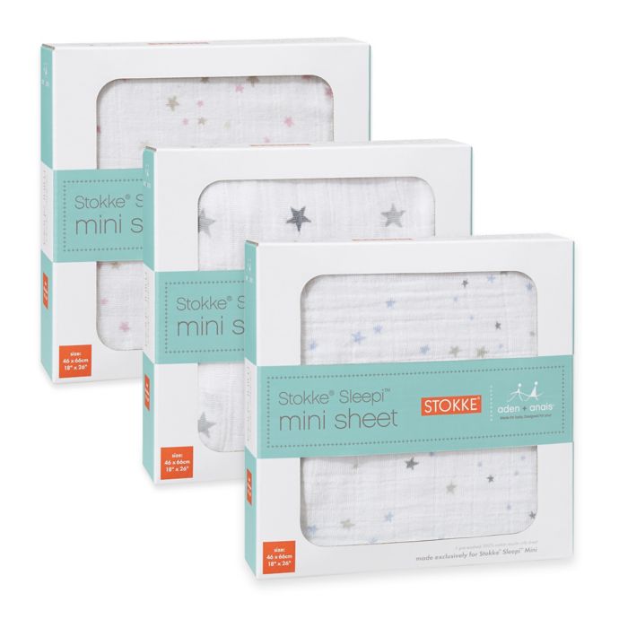 Aden Anais For Stokke Sleepi Mini Crib Sheet Buybuy Baby