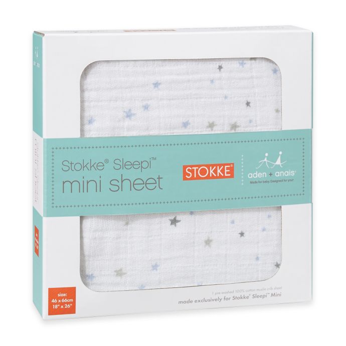 Aden Anais For Stokke Sleepi Mini Crib Sheet In Night Sky