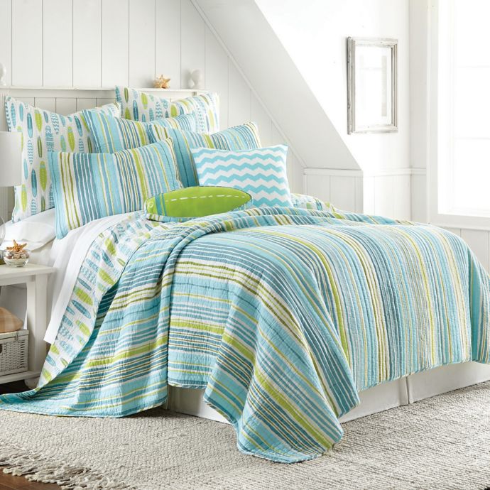 Beach Break Reversible Pillow Sham In Blue Bed Bath Beyond