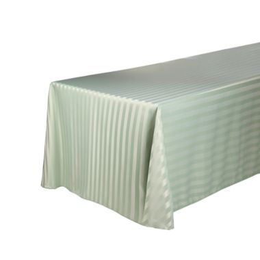 Ultimate Textile Poly Stripe Tablecloth. View a larger version of this product image.