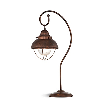 Bassett Mirror Company Alleghany Table Lamp in Weathered Copper. View a larger version of this product image.