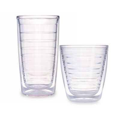 glass tumbler with lid