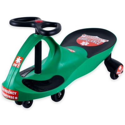 Lil&#39; Rider Responder Ambulance Wiggle Ride-On Car in Green