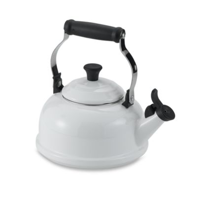 white tea kettle