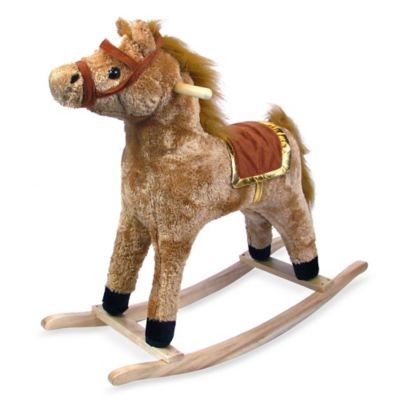 stuffed rocking horse