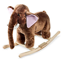 Happy Trails Plush Rocking Mo Mammoth with Sounds