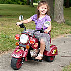 Alternate image 1 for Lil&#39; Rider Maroon Marauder 3-Wheeler Motorcycle