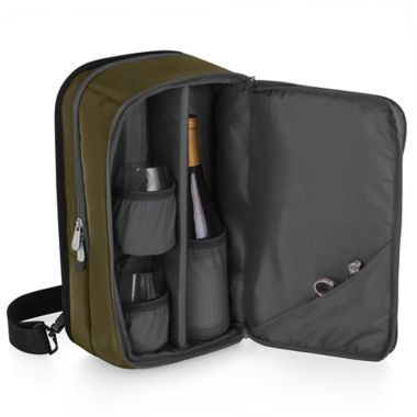Picnic Time&reg; Tiburon Wine Tote in Khaki. View a larger version of this product image.