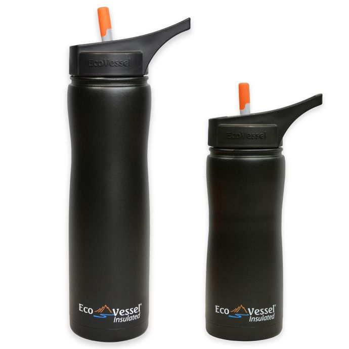 Eco Vessel® SUMMIT Insulated Straw Top Water Bottle | Bed Bath & Beyond