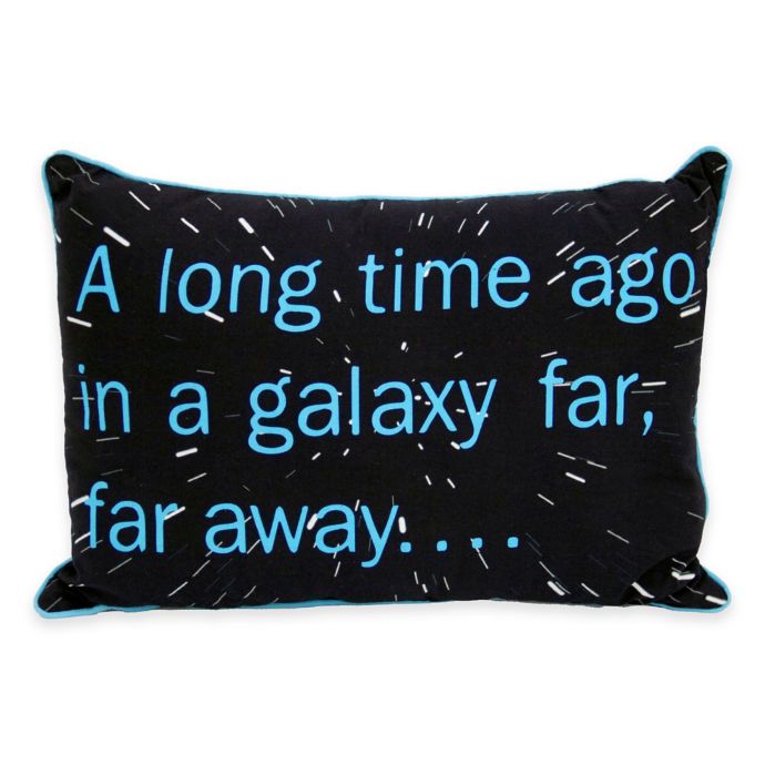 Star Wars™ Classic Sayings Oblong Throw Pillow Bed Bath