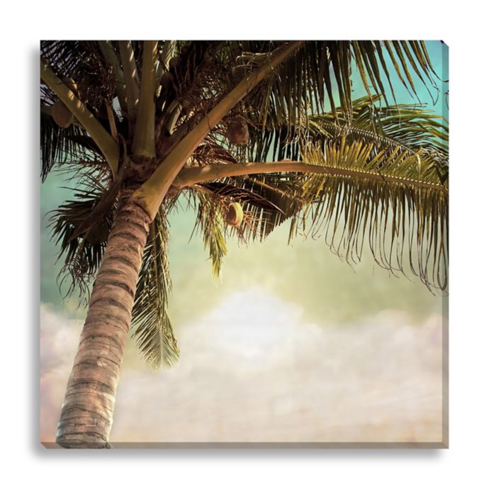 Vintage Palm Tree II Canvas Wall Art | Bed Bath & Beyond