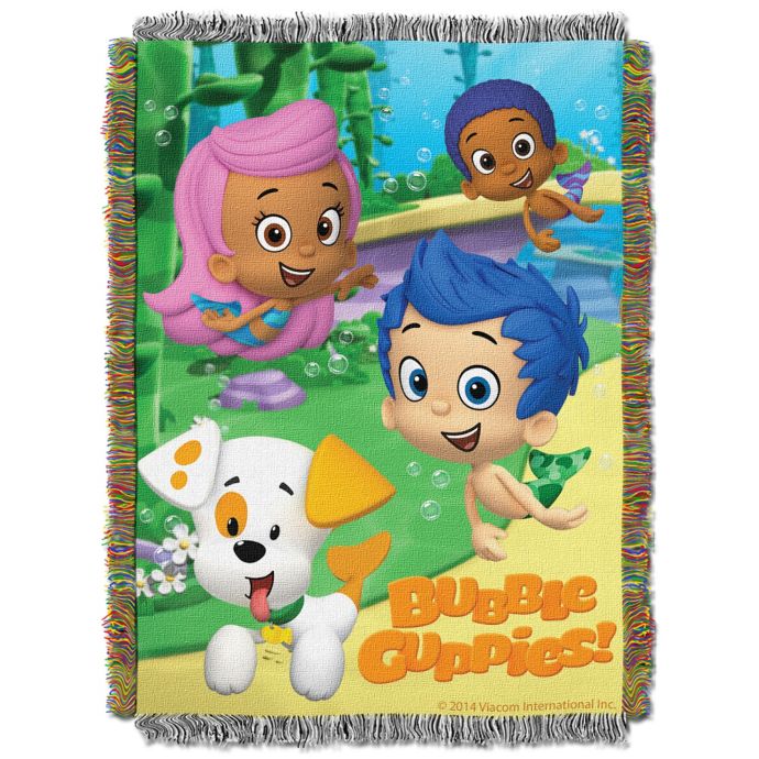 Bubble Guppies Guppy Fun Tapestry Throw Bed Bath Beyond