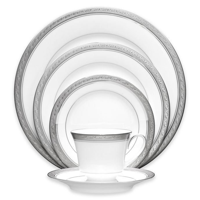Noritake® Crestwood Platinum Dinnerware Collection Bed Bath and Beyond Canada