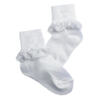 baby christening socks