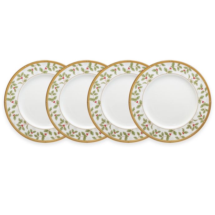 Noritake® Rochelle Gold Holiday Accent Plates (Set of 4) Bed Bath and