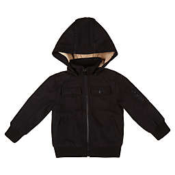 Urban Republic Wool Jacket with Shepherd Hood in Black
