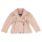 Alternate image 0 for Urban Republic Size 3-6M Ruffle Faux Fur Moto Jacket in Rose