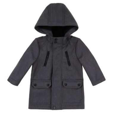 Urban Republic Size 24M Softshell Hooded Jacket in Black. View a larger version of this product image.