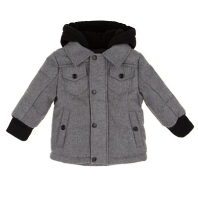 Urban Republic&reg; Size 18M Woven Wool Jacket in Storm Grey
