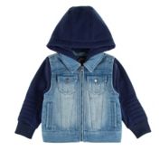 Urban Republic&reg; Denim Hooded Jacket in Medium Wash