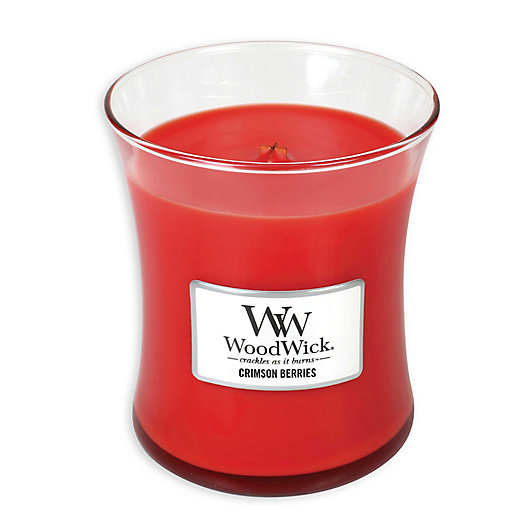 Alternate image 1 for Woodwick® Crimson Berries Medium Jar Candle