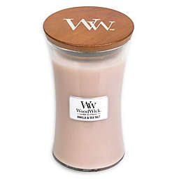 WoodWick&reg; Vanilla &amp; Sea Salt Large Hourglass Jar Candle