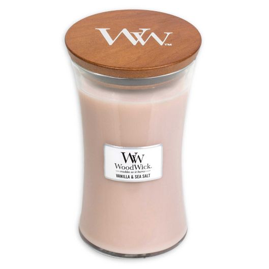 royalty fusie Nu al WoodWick® Vanilla & Sea Salt Large Hourglass Jar Candle | Bed Bath & Beyond