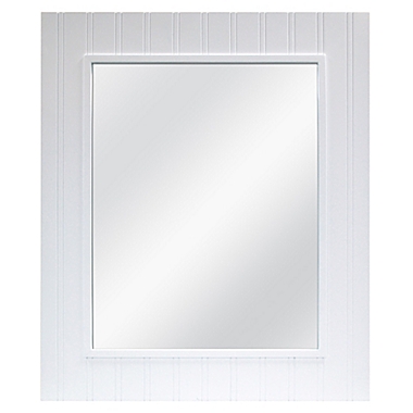 Wainscot 22-Inch x 26-Inch Mirror in White. View a larger version of this product image.