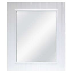 Wainscot 22-Inch x 26-Inch Mirror in White