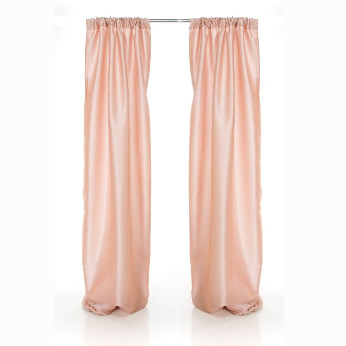 Glenna Jean Ribbons Roses 100 Inch Window Curtain Panel Set Of