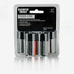 Sharper Image® Power-Core® 4-Pack C 1.5-volt Alkaline Batteries