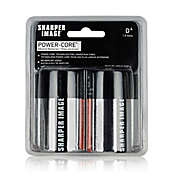 Sharper Image&reg; PowerCore&reg; 4-Pack D Alkaline Batteries