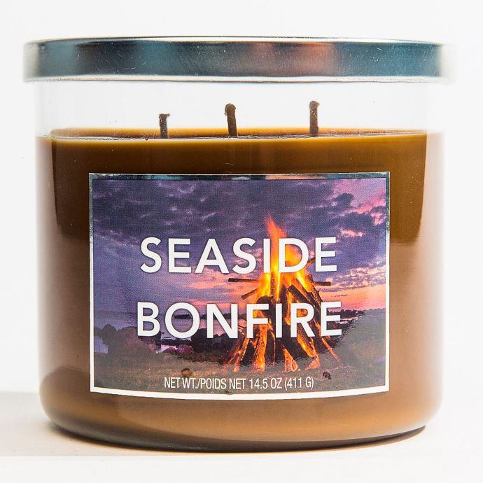 3Wick Seaside Bonfire Jar Candle Bed Bath and Beyond Canada
