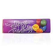 Sarris Candies&reg; 2.25 oz. Happy Birthday Plain Milk Chocolate Bar