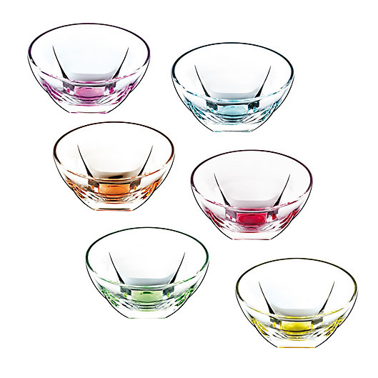 Alternate image 1 for Lorren Home Trends Fusion Bowls in Multi (Set of 6)