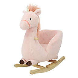 Soft Landing™ Joyrides Unicorn Sit-In Rocking Toy in Pink