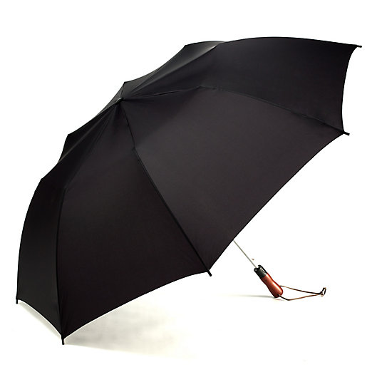 Alternate image 1 for Shedrain® Rain Essentials Auto Open Jumbo Rain Umbrella in Black