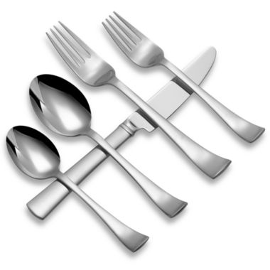 Dansk&reg; Cafe Blanc Flatware 5-Piece Place Setting. View a larger version of this product image.