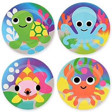French Bull&reg; Ocean Kids&#39; Plates (Set of 4). View a larger version of this product image.