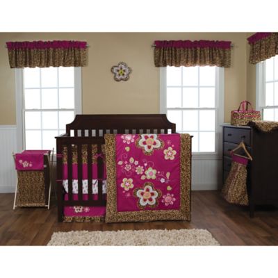 leopard print crib bedding