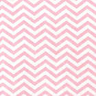 Alternate image 1 for Trend Lab&reg; Chevron Flannel Fitted Crib Sheet in Pink