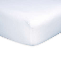 Trend Lab® Flannel Fitted Crib Sheet in White