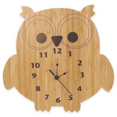 Trend Lab&reg; Northwoods Owl Wall Clock