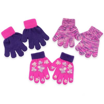 pink toddler gloves