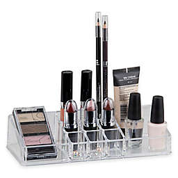 Home Basics® Medium Makeup Organizer in Clear
