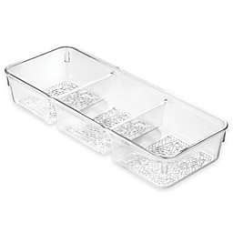 InterDesign® Rain 3-Section Tray in Clear