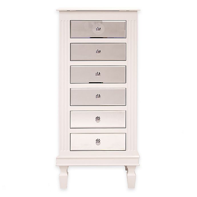 Ava Jewelry Armoire In White Bed Bath Beyond