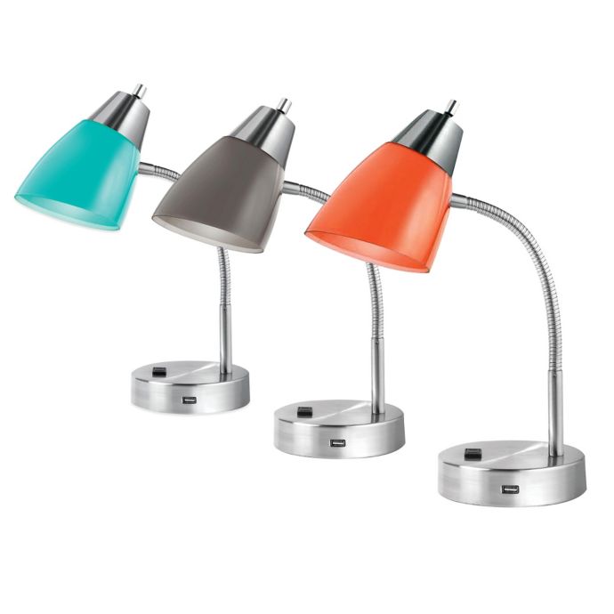 Studio 3B™ Dual Shade Desk Lamp with Bulb | Bed Bath & Beyond